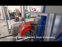 타입 도가니로를 기울이는 노 구리 스크랩을 녹이는 1400 급 공업용 금속