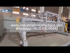 구덩이형 열처리 오븐용 덮개 이동 프레임