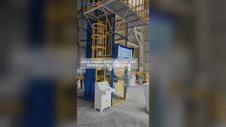 5 Ton/Hr 연속가스 알루미늄 용해로 | 대규모 알루미나 용해 및 잉곳 생산