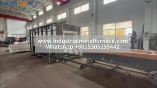 맞춤형 전기 트롤리로 | 대형 산업용 부품 정밀 열처리