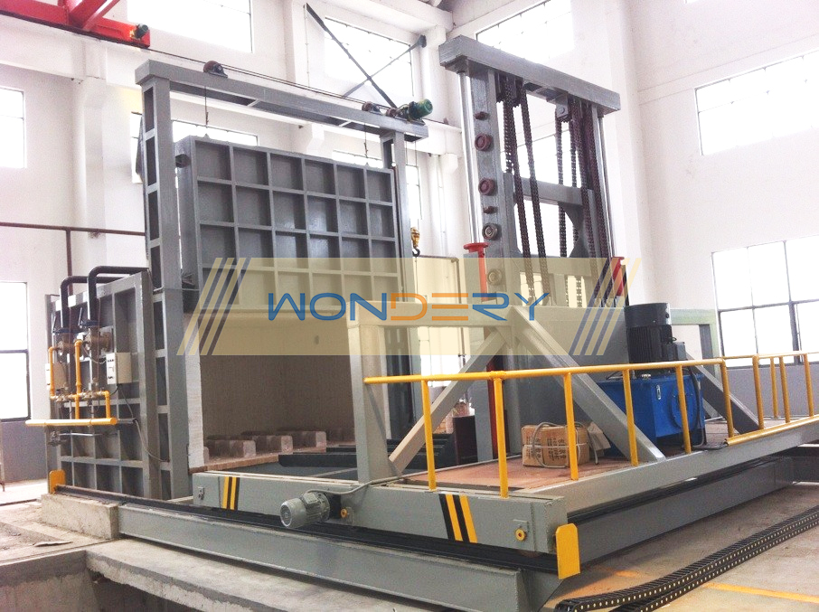 최신 회사 블로그 고성능 가스 챔버 열처리로, 지게차 메커니즘을 갖춘 급속 담금질