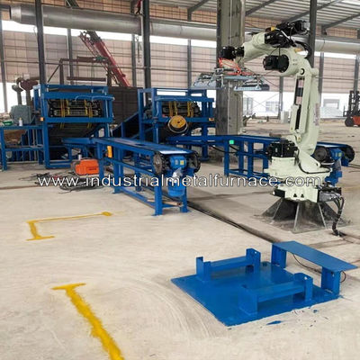 주문 지멘스 로봇 1200 밀리미터와 6.5 킬로그램 자동 알루미늄 괴 재료쌓는기계 온라인 제조