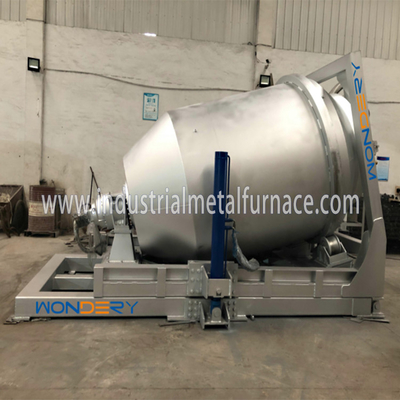 주문 5000KG 가스를 연료로 하는 조괴를 위한 교차로 인더스트리얼 알루미늄 용해로 online manufacture