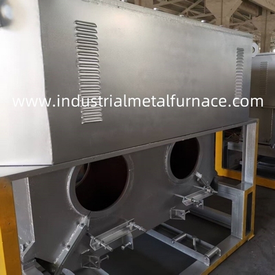 주문 90KW 2 챔버 산업 중력 발사 금속 녹화 인덕션 오븐 구리 online manufacture