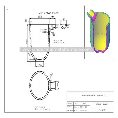 주문 고성능 300kg 흑연 도가니 금속 용융용 online manufacture