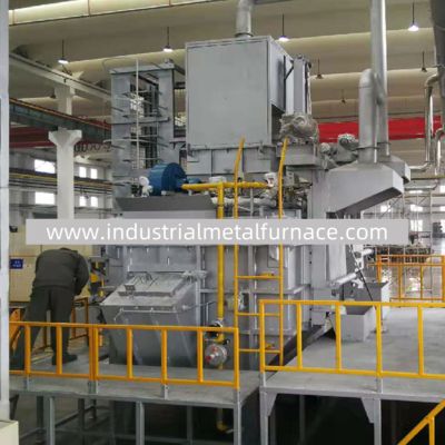 주문 1000kg/h Natural Gas Aluminum Melting Furnace with 720℃ Temperature online manufacture