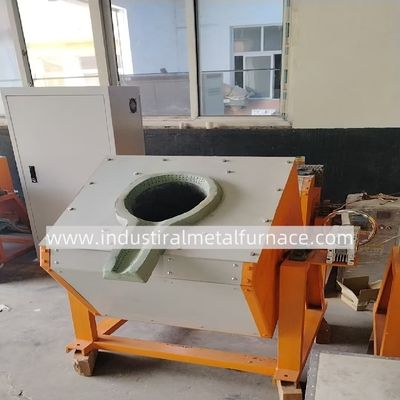 주문 200kg 80KW 주석 유도 용해로 수동 틸팅 타입 online manufacture