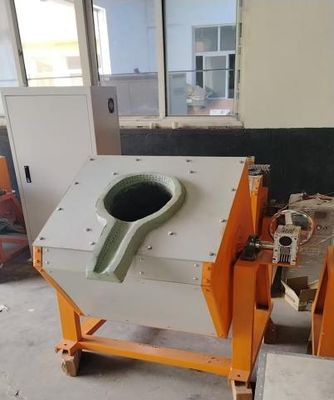 주문 300KW IGBT 1000kg 알루미늄 인덕션 금속 녹기 오븐 온라인 제조