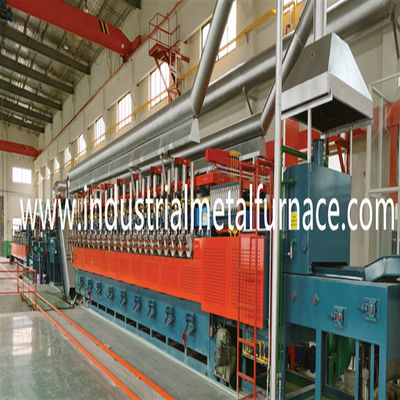 주문 Chain Conveyor Stabilizing Rod Tempering Furnace Natural Gas Fired 150 Pcs/ H online manufacture