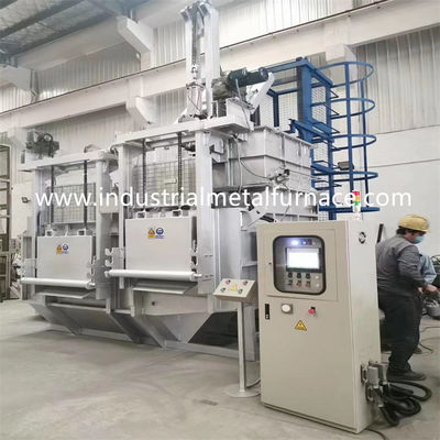 주문 2000KG/H Continuous Gas Fired Industrial Aluminum Melting Furnace online manufacture