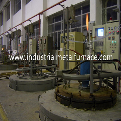 품질  90KW 50HZ Pit Type Gas Carburizing Furnace Electric Resistance Continuous Gas Carburising Furnace 공장