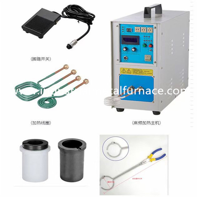 IGBT 6 킬로그램 8 킬로그램 산업적 전기 금 용융 기계