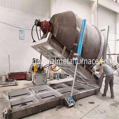 5000KG 가스를 연료로 하는 조괴를 위한 교차로 인더스트리얼 알루미늄 용해로